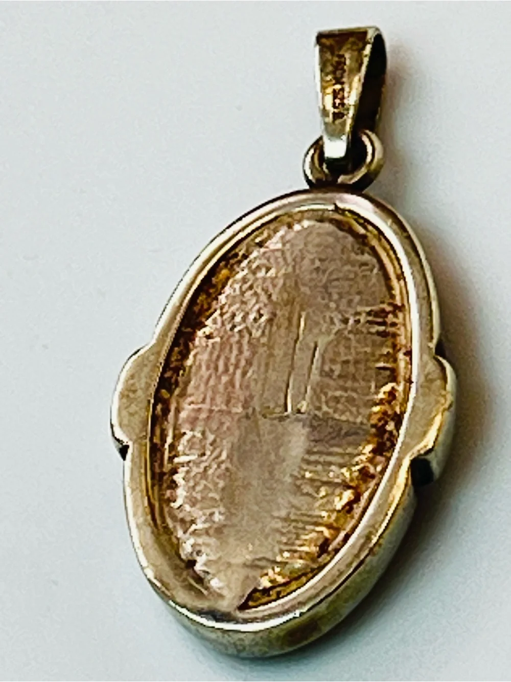 Native American Jet Sterling Silver Pendant Black Jet Stone Signed 925